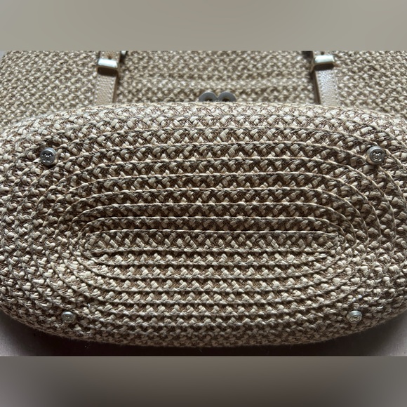 Elegant Tan Woven Tote Bag by Eric Javits New York - Picture 14 of 14